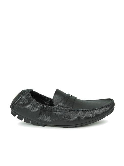 privo by inc.5 men's black casual loafers