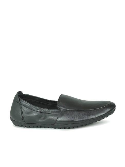 privo by inc.5 men's black casual loafers