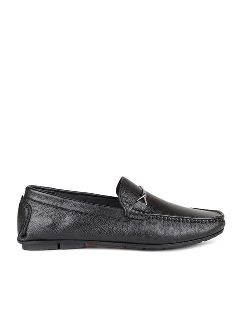privo by inc.5 men's black casual loafers