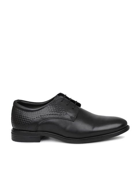 privo by inc.5 men's black derby shoes