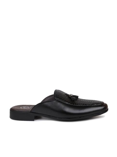 privo by inc.5 men's black mule shoes