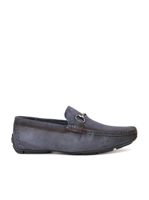 privo by inc.5 men's blue casual loafers