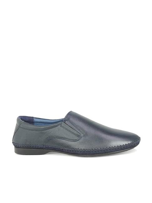 privo by inc.5 men's blue casual loafers