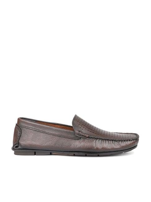 privo by inc.5 men's brown casual loafers