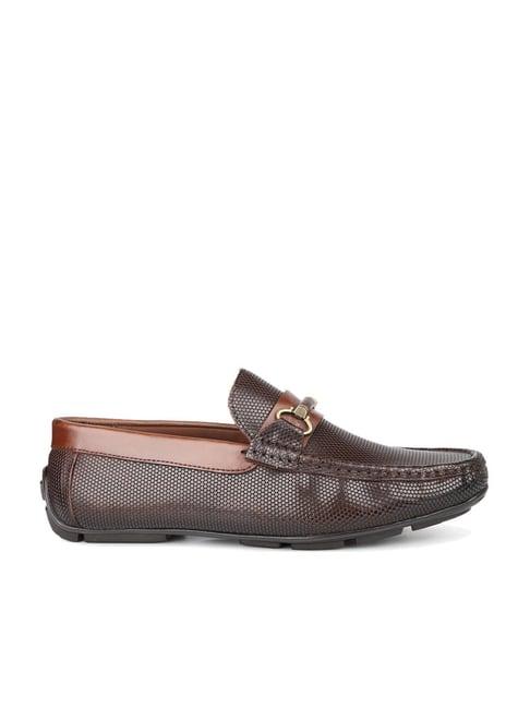 privo by inc.5 men's brown casual loafers