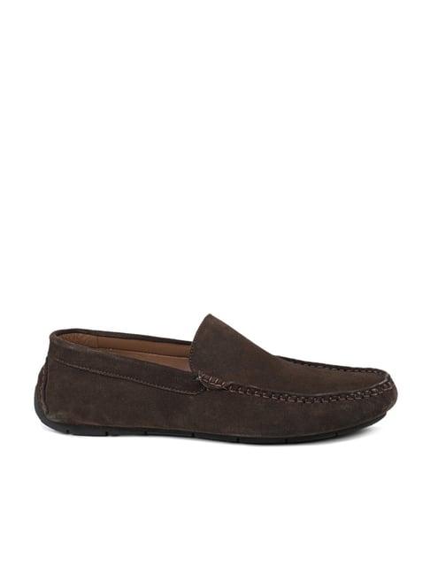 privo by inc.5 men's brown casual loafers