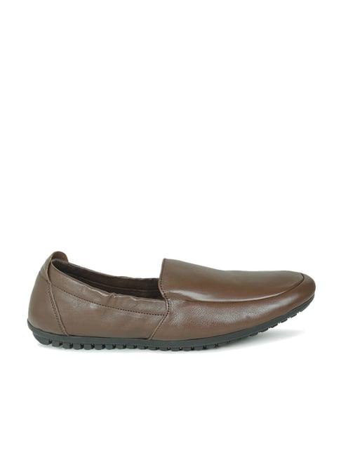 privo by inc.5 men's brown casual loafers