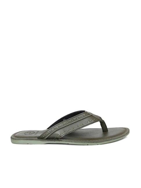 privo by inc.5 men's green thong sandals