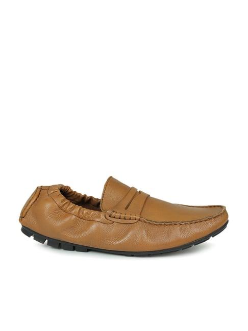 privo by inc.5 men's tan casual loafers