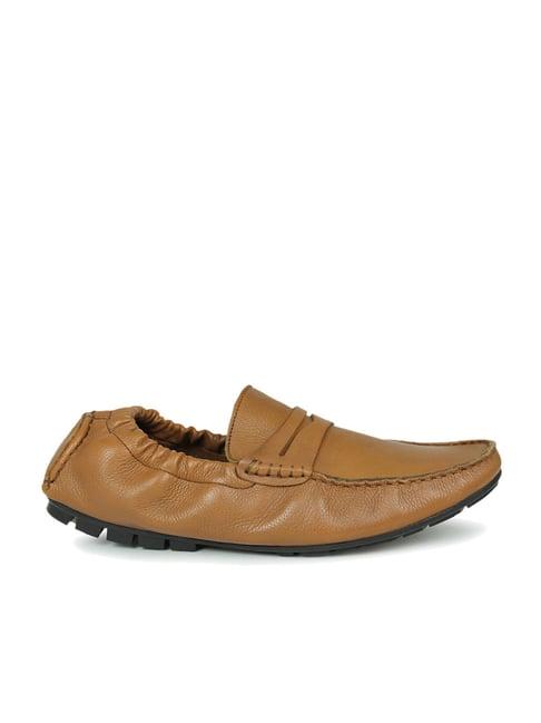 privo by inc.5 men's tan casual loafers