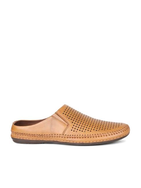 privo by inc.5 men's tan mule shoes