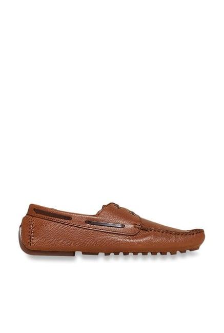 privo by inc.5 tan leather boat shoes