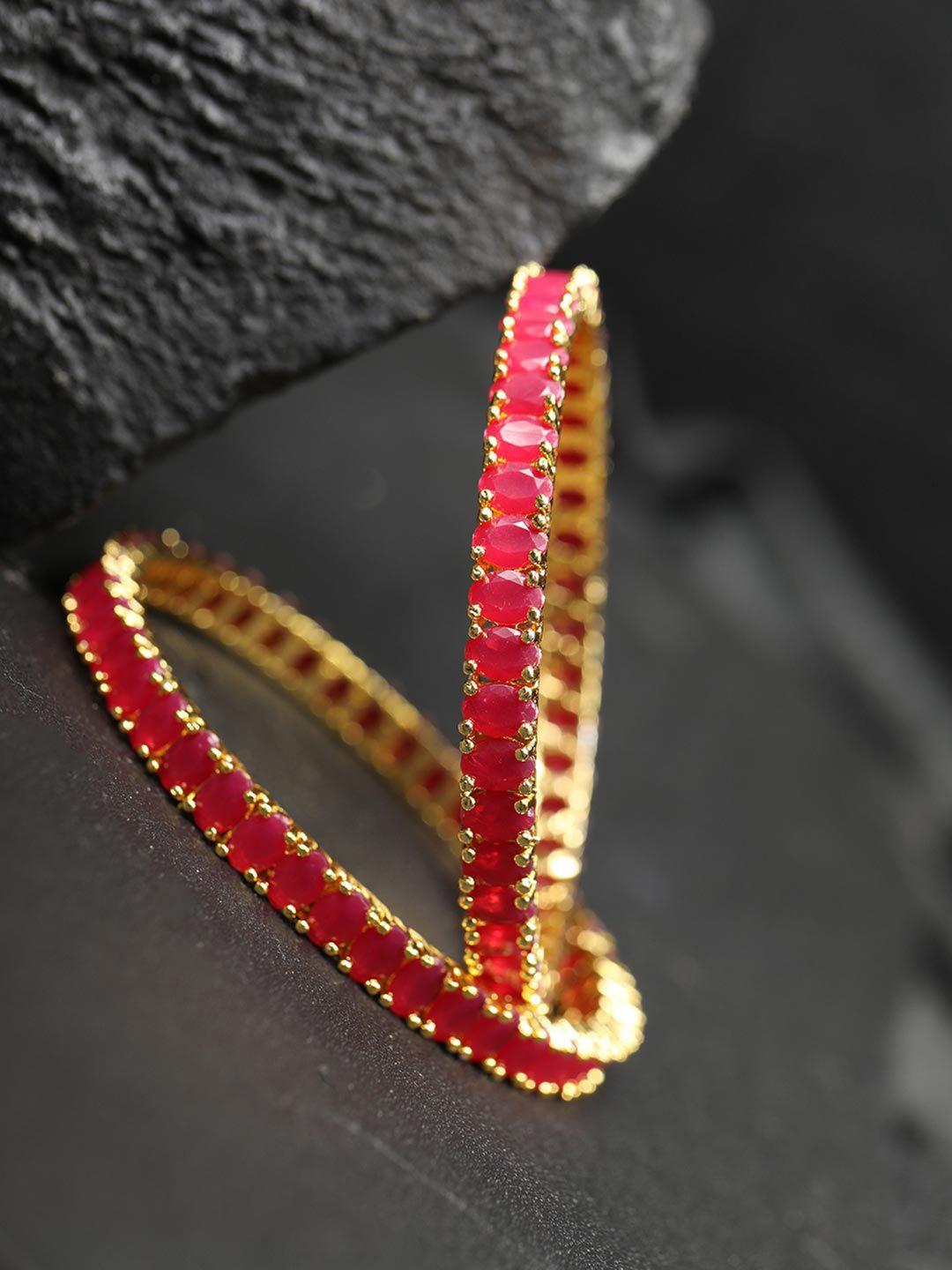 priyaasi women set of 2 stones studded bangles