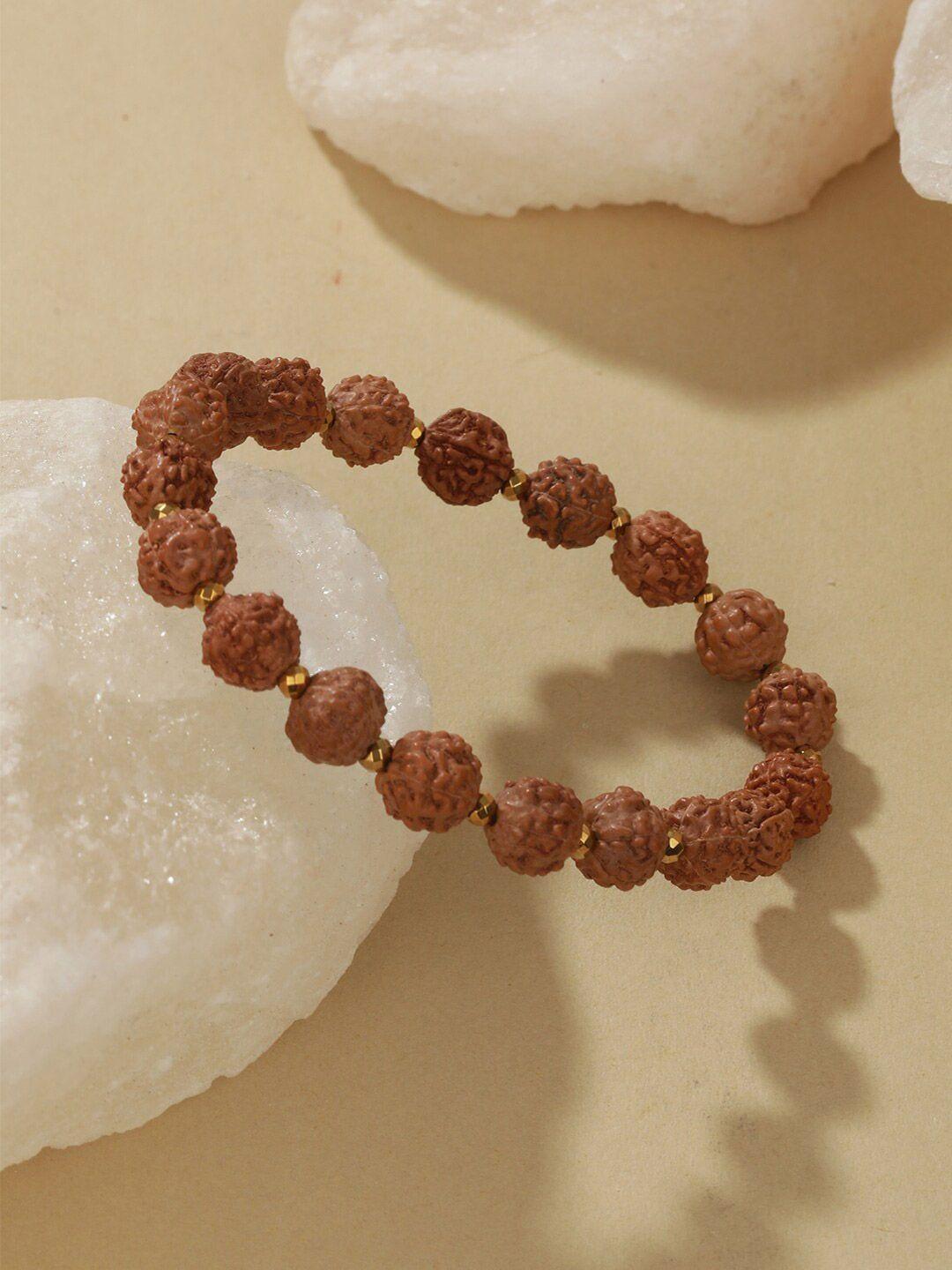 priyaasi men rudraksha beaded bracelet