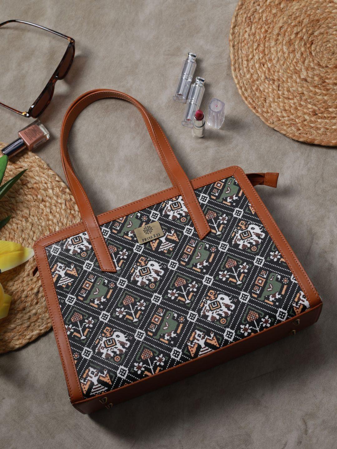 priyaasi multicoloured madhubani tote bag