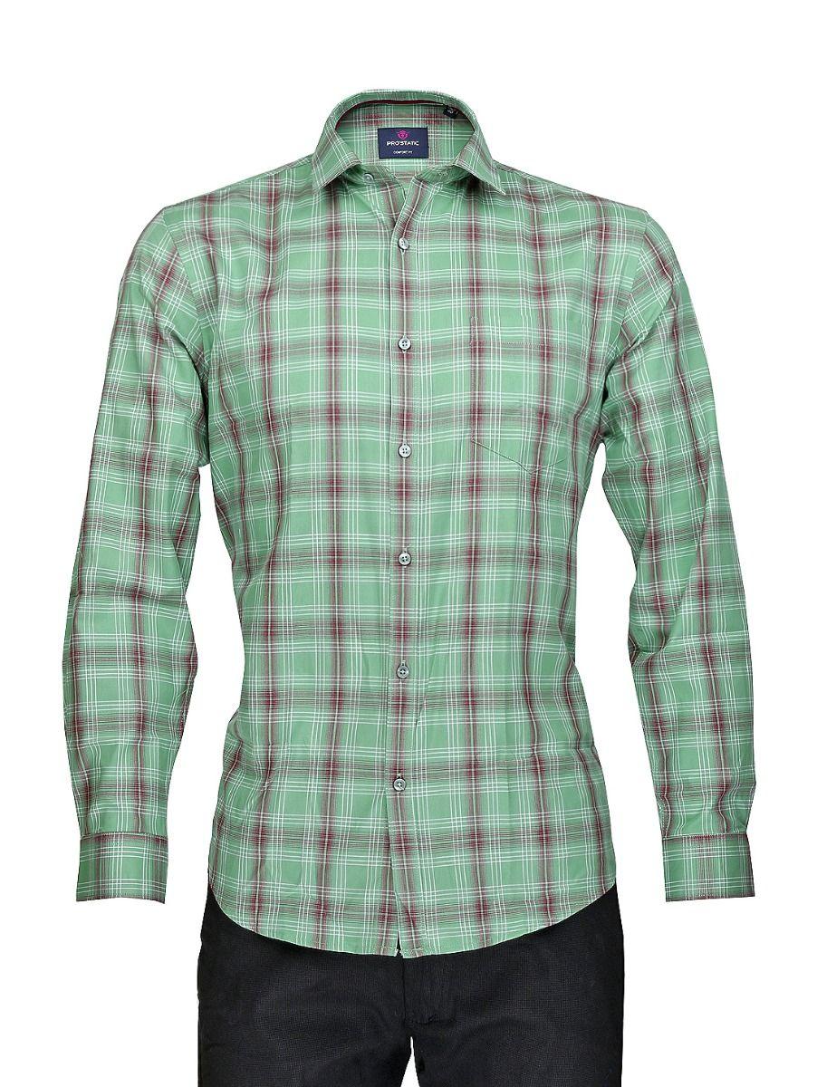 pro'static men casual cotton shirt