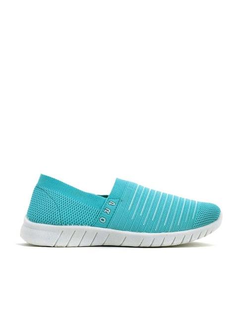 pro by khadim's women's sky blue walking shoes