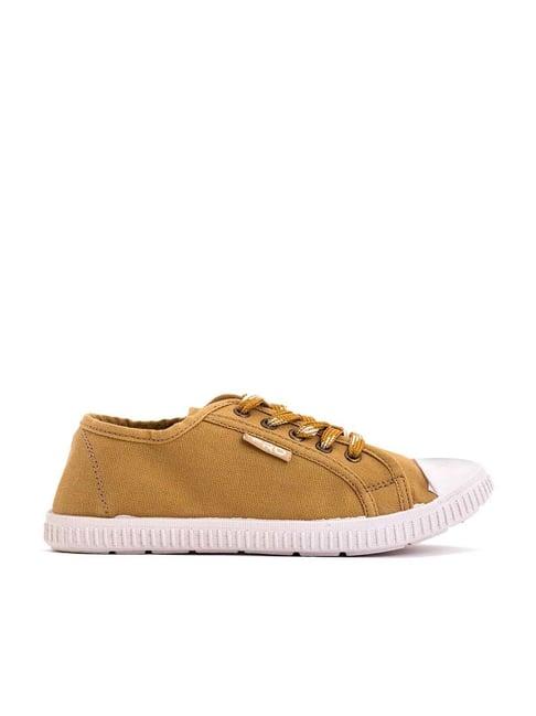 pro by khadim's women's tan sneakers