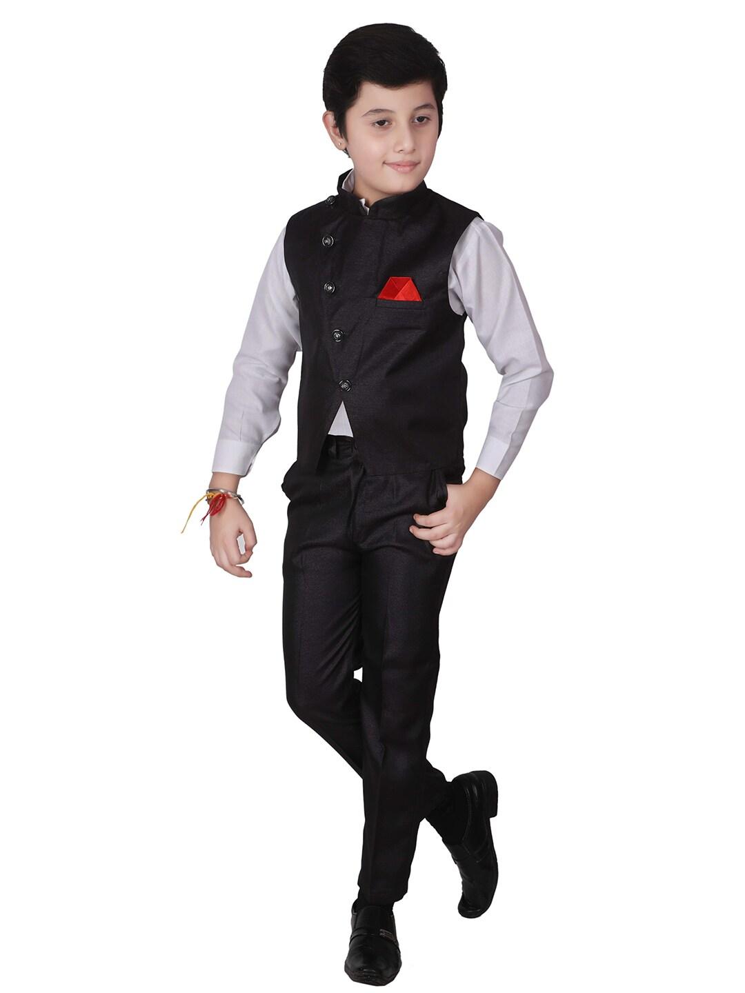 pro-ethic style developer boys black & grey shirt with trousers