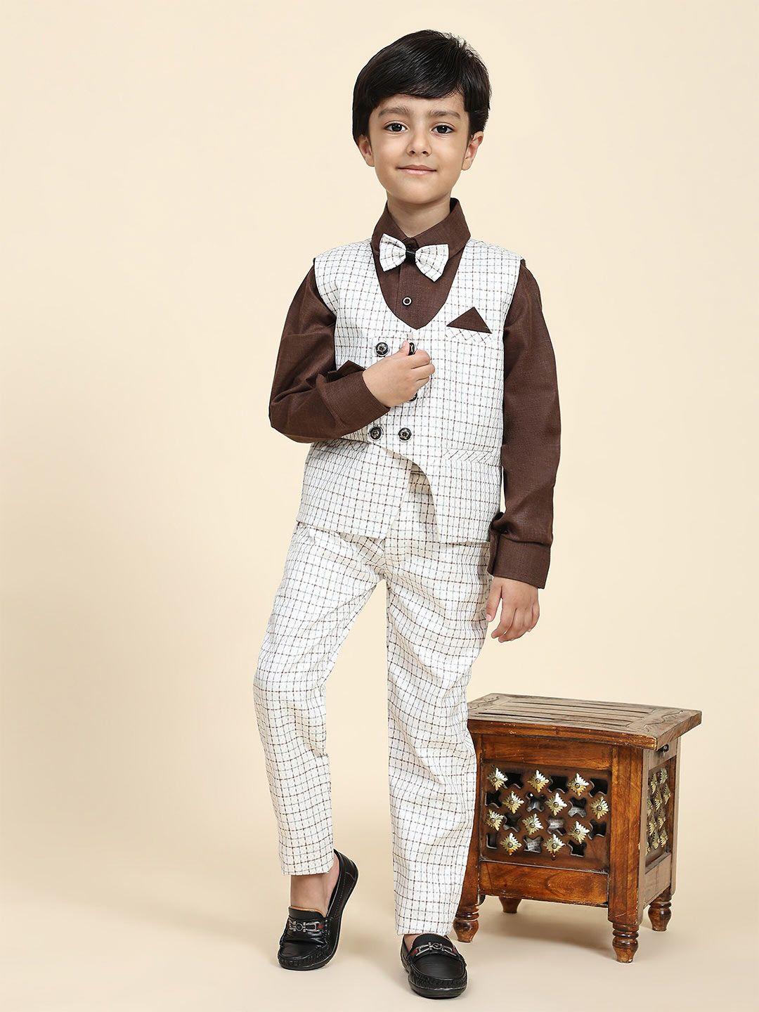 pro-ethic style developer boys pure cotton shirt with trousers set