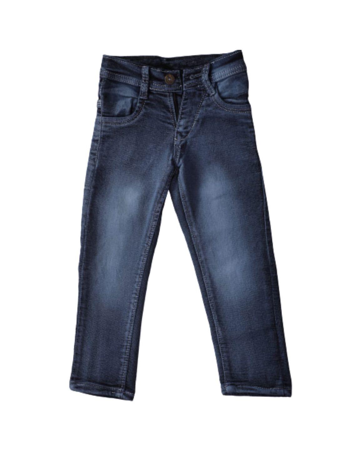 pro-ethic style developer boys blue jean low distress light fade stretchable jeans