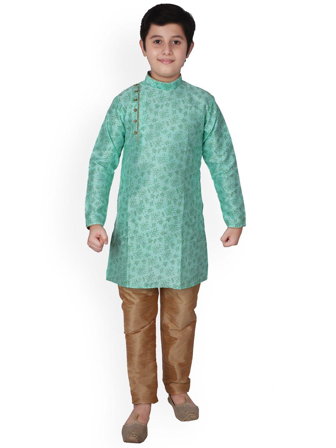 pro-ethic style developer boys floral printed kurta with pyjamas