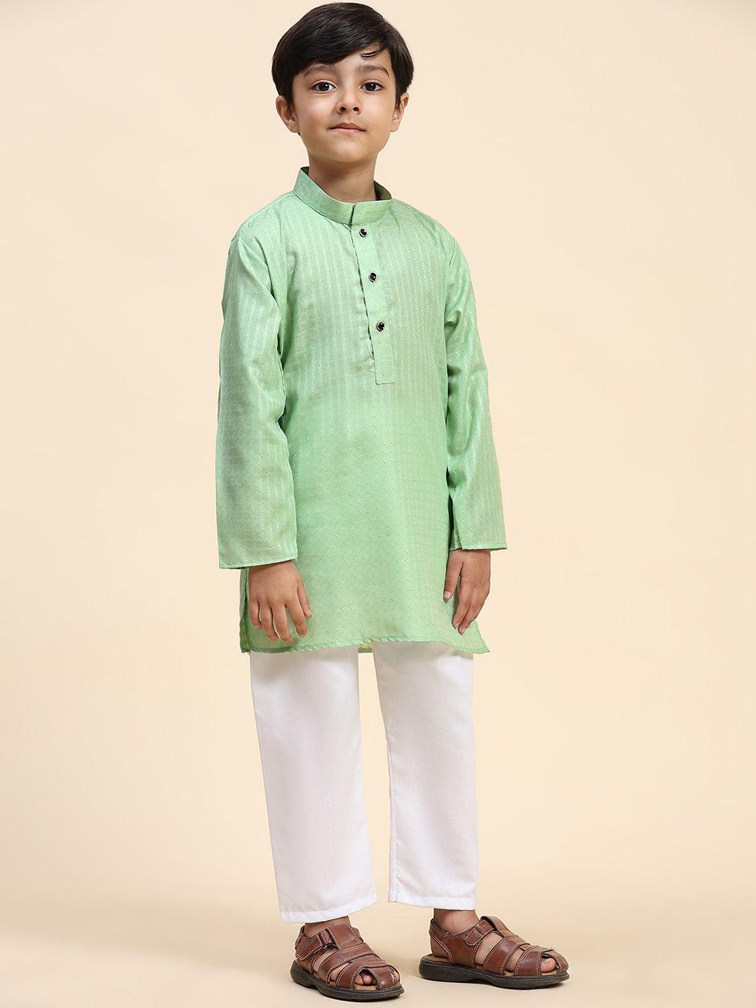 pro-ethic style developer boys pure cotton kurta with pyjamas
