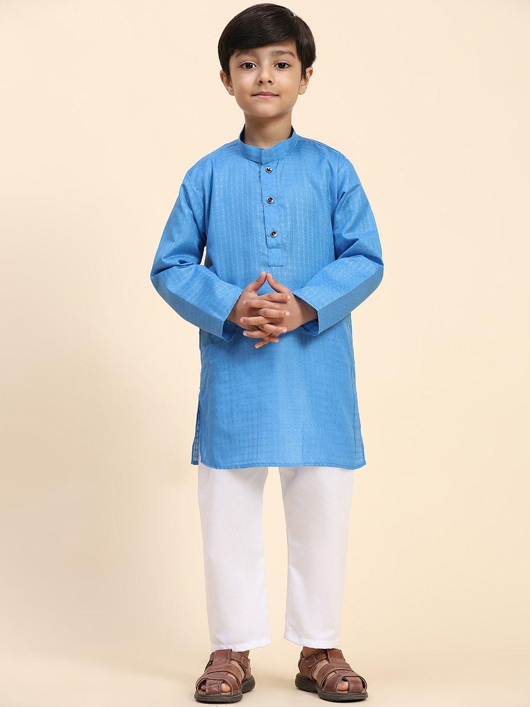 pro-ethic style developer boys pure cotton kurta with trousers