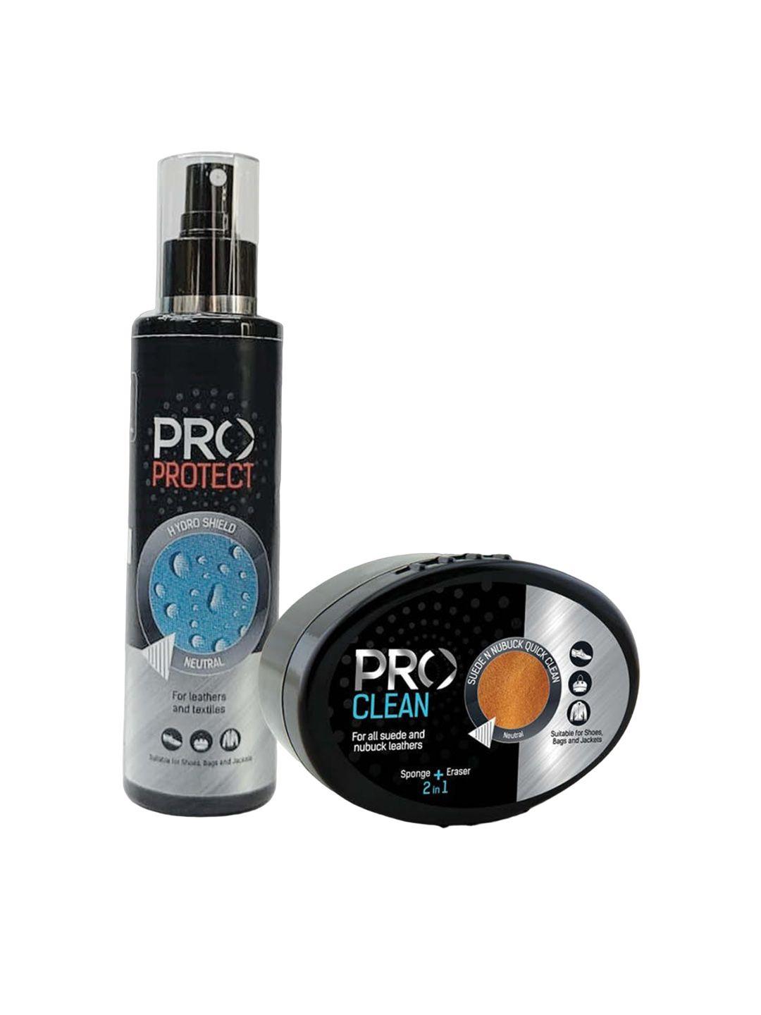 pro set of 2 suede water protector & spray shoe care