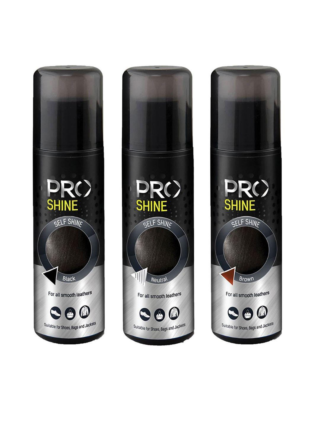 pro set of 3 liquid shoe care