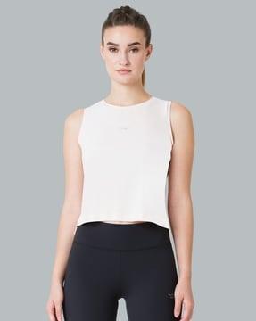 proactive elite quick dry & high stretch cropped top