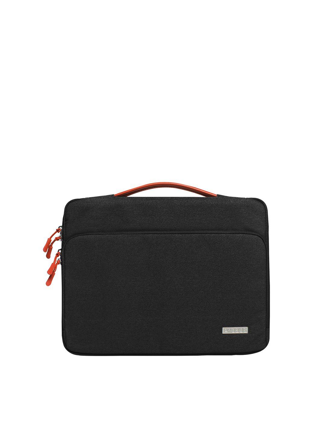 probus unisex black & brown laptop bag
