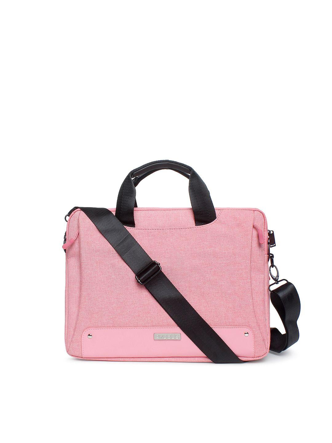 probus unisex pink laptop bag