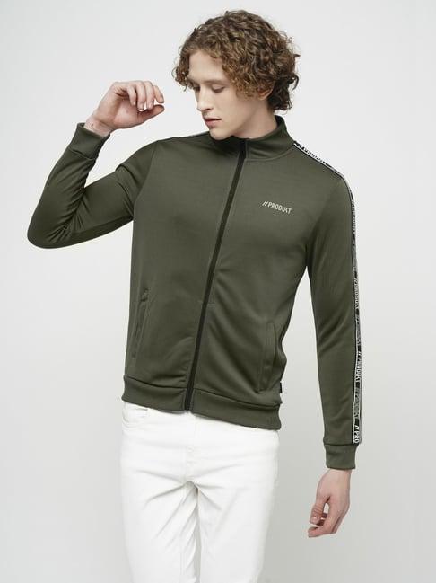 produkt by jack & jones sage green regular fit sweatshirt