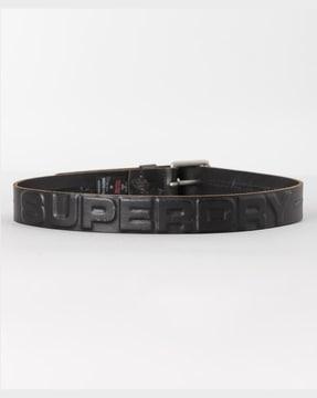 profile brand embossed belt