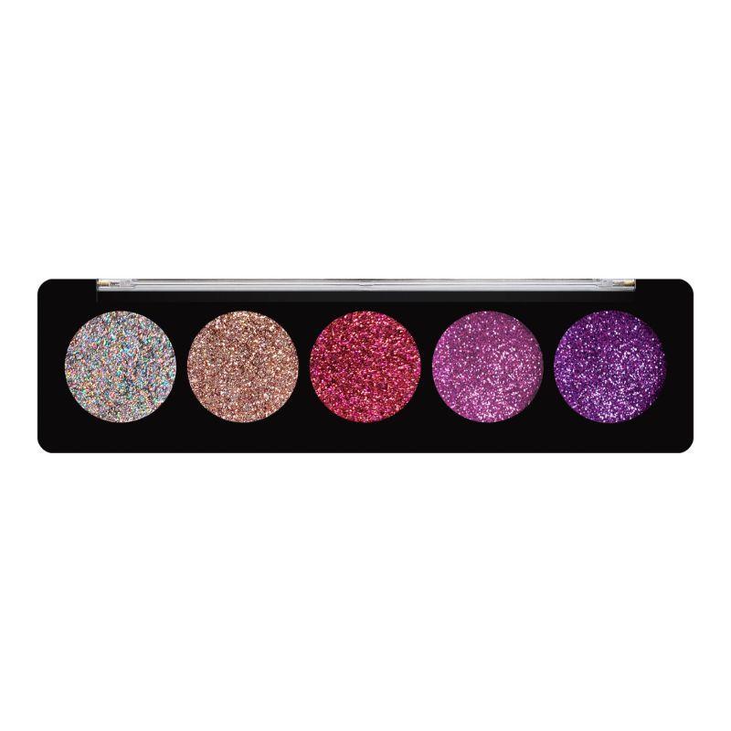 profusion cosmetics gems glitter palette - amethyst