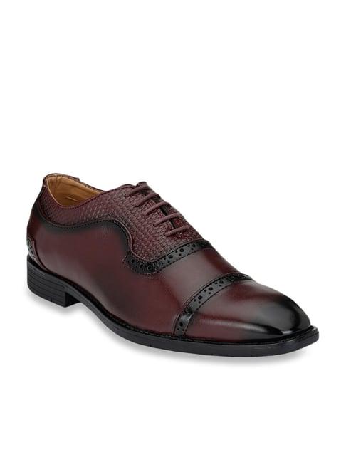 prolific cherry brown oxford shoes
