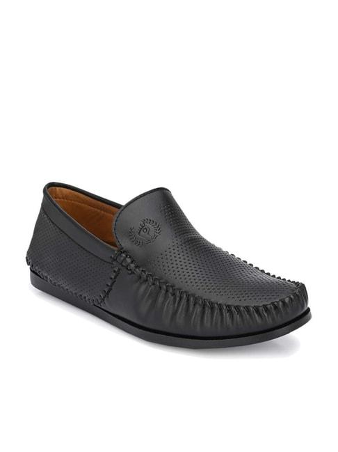 prolific men's black casual loafers