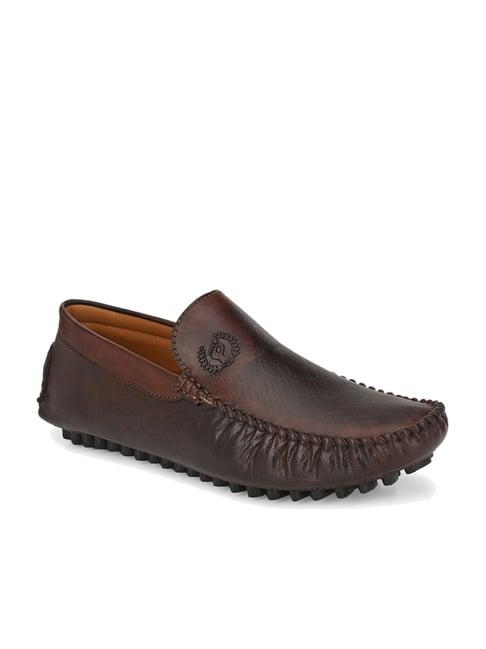 prolific brown casual loafers