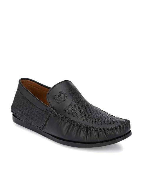 prolific men's black casual loafers