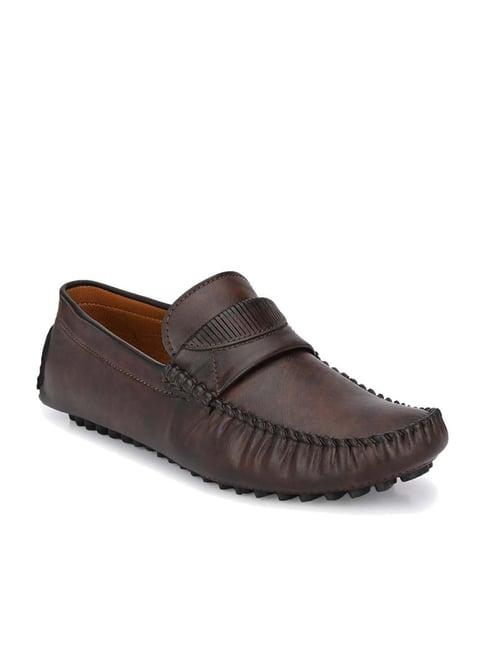 prolific men's brown casual loafers