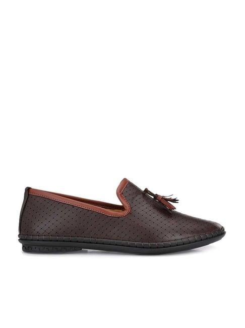 prolific men's brown casual mocassins