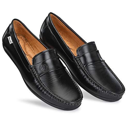 prolific men's casual loafers & driving shoes black