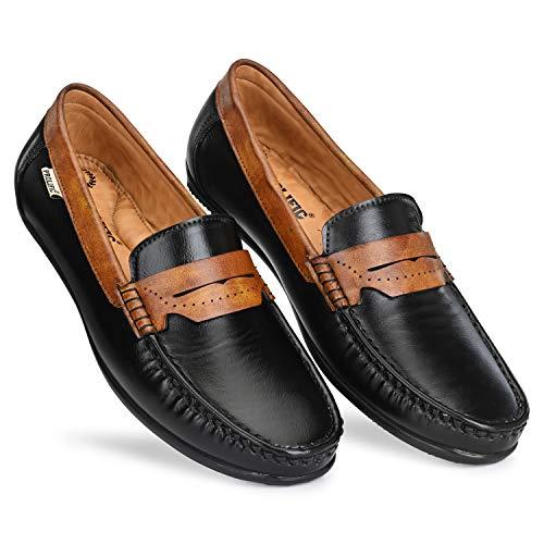 prolific men's casual loafers & driving shoes black