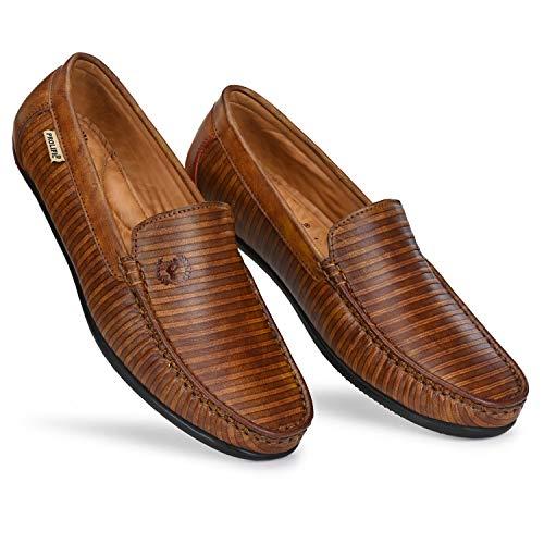 prolific men's casual loafers & driving shoes tan