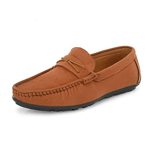 prolific men's casual loafers tan