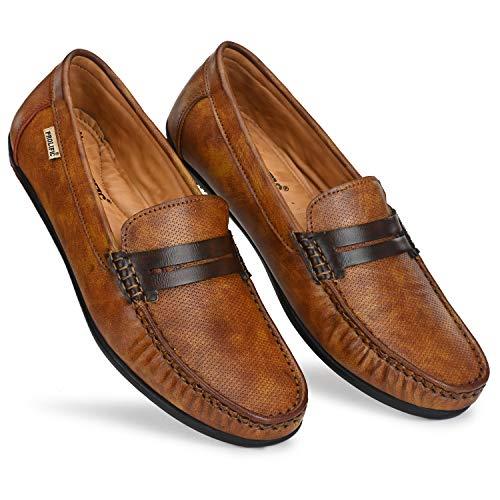 prolific men's slip resistant casual loafers & driving shoes