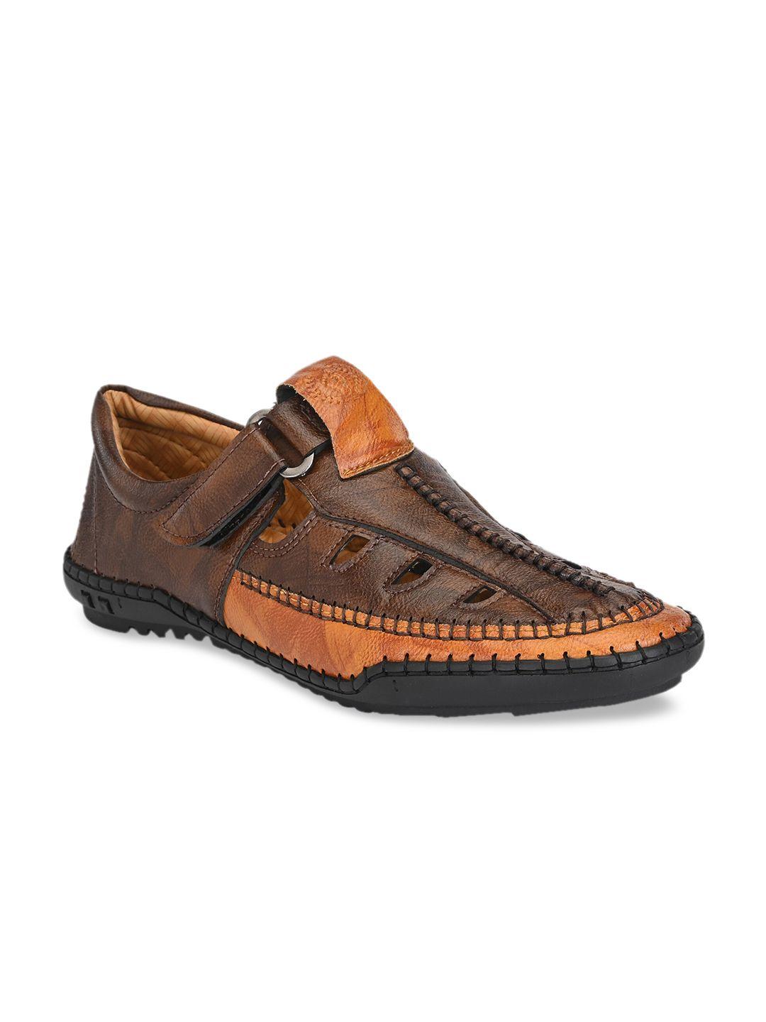 prolific men brown fisherman sandals