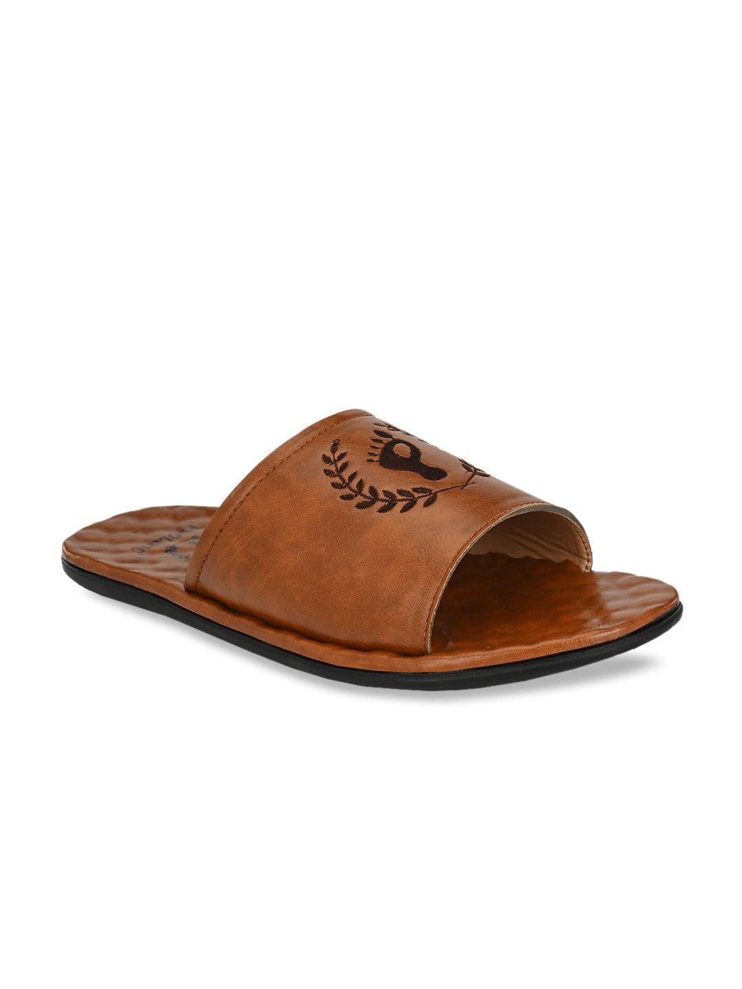 prolific men tan brown comfort sandals