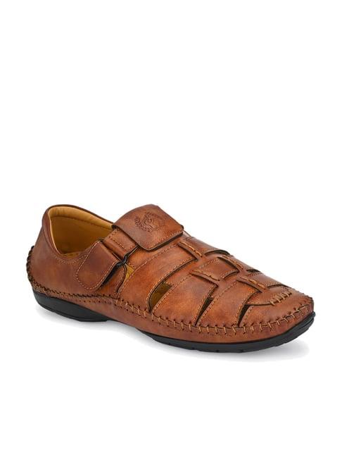 prolific tan fisherman sandals